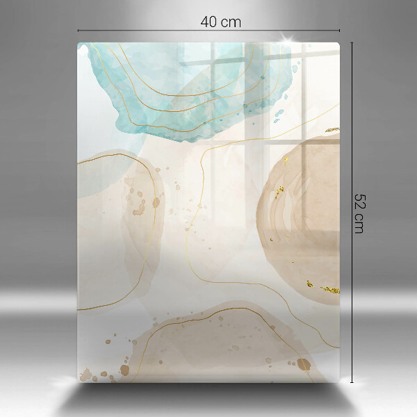 Glashällskydd modern Boho-fläckar och guld