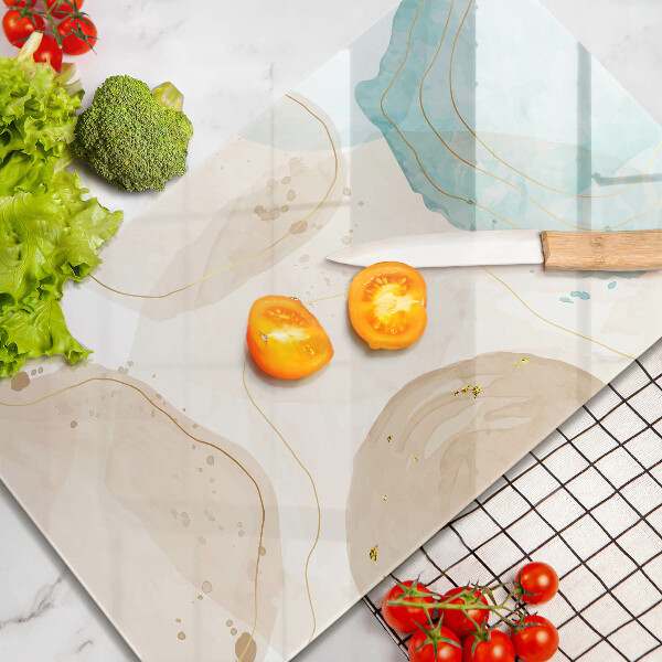 Glashällskydd modern Boho-fläckar och guld