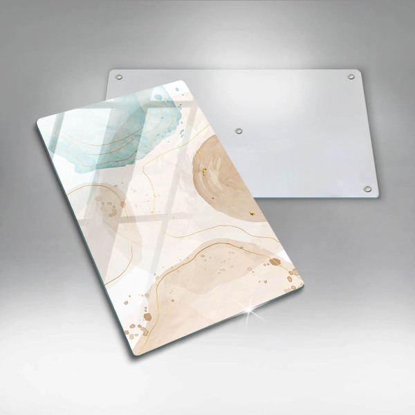 Glashällskydd modern Boho-fläckar och guld