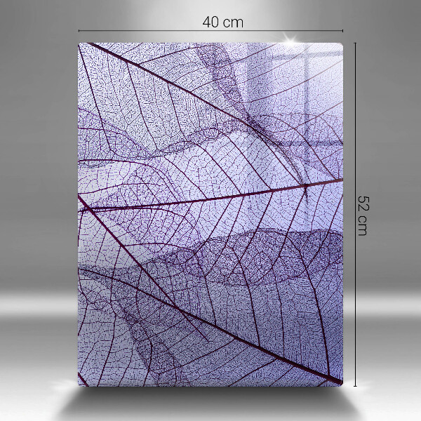 Glashällskydd modern Blad med ådror