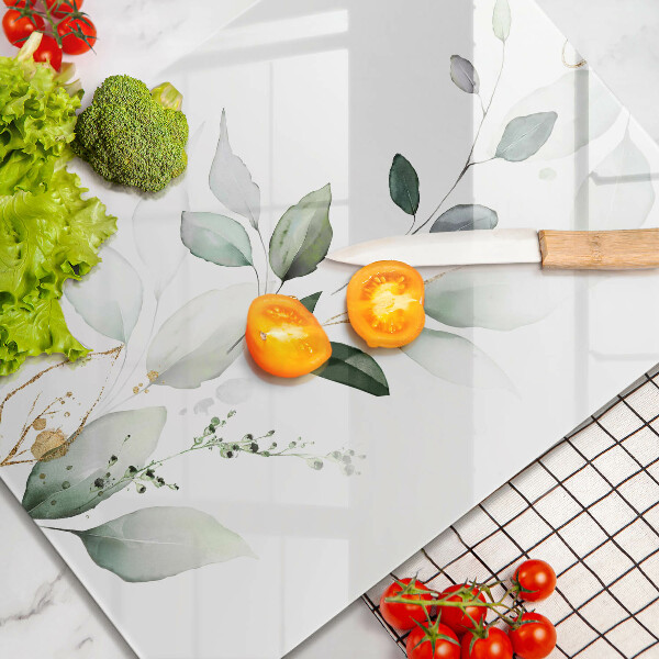 Glashällskydd modern Akvarell blad