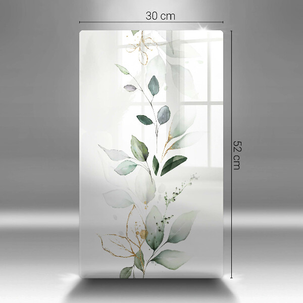 Glashällskydd modern Akvarell blad