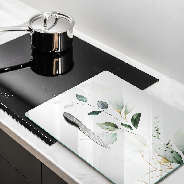 Glashällskydd modern Akvarell blad