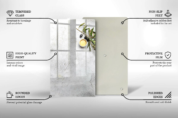 Glashällskydd modern Oliver på betong