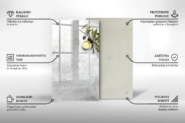 Glashällskydd modern Oliver på betong