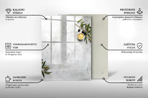 Glashällskydd modern Oliver på betong