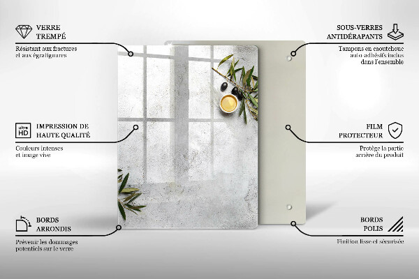 Glashällskydd modern Oliver på betong