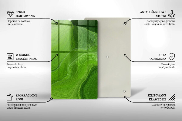 Glashällskydd modern Abstrakt konsistens