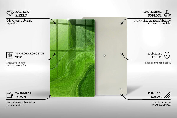 Glashällskydd modern Abstrakt konsistens