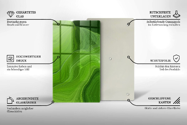 Glashällskydd modern Abstrakt konsistens