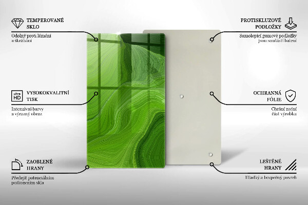 Glashällskydd modern Abstrakt konsistens
