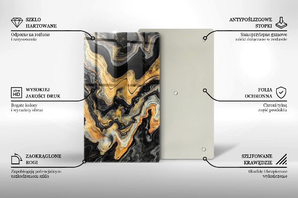 Glashällskydd modern Abstrakt struktur