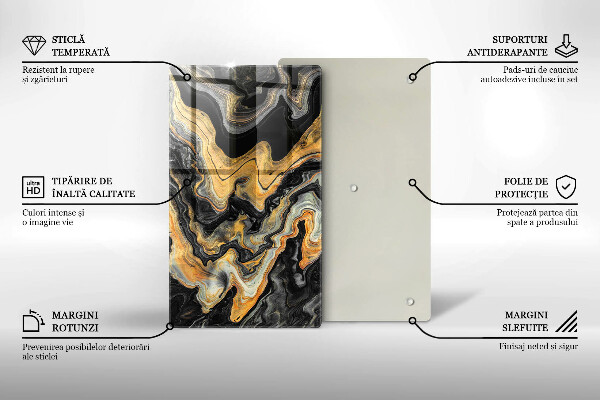 Glashällskydd modern Abstrakt struktur