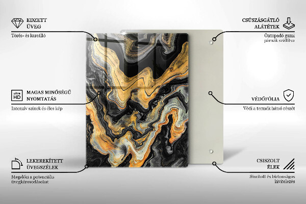 Glashällskydd modern Abstrakt struktur
