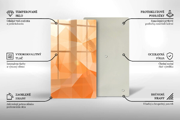 Glashällskydd modern Geometrisk bakgrund