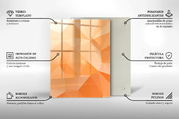 Glashällskydd modern Geometrisk bakgrund
