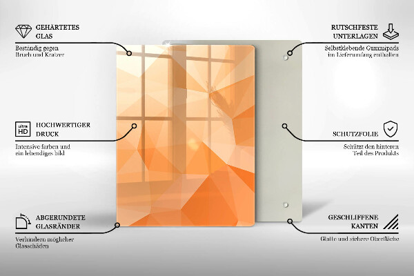 Glashällskydd modern Geometrisk bakgrund