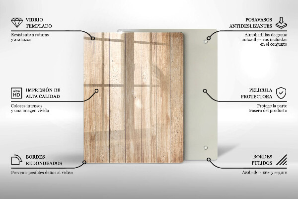Glashällskydd modern Träskivor