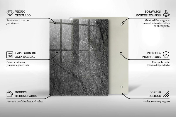 Glashällskydd modern Sten textur