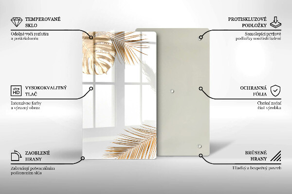 Glashällskydd modern Gyllene blad