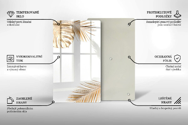 Glashällskydd modern Gyllene blad