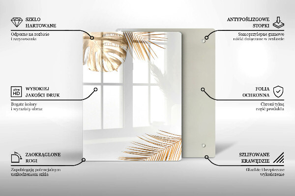 Glashällskydd modern Gyllene blad