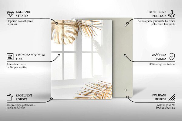 Glashällskydd modern Gyllene blad