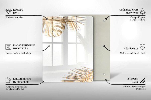 Glashällskydd modern Gyllene blad