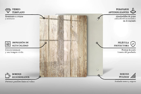 Glashällskydd modern Träskivor