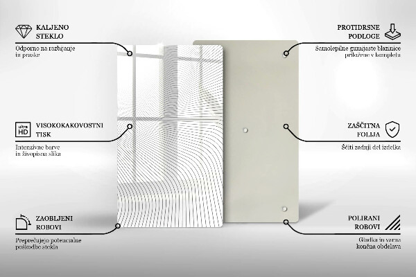 Glashällskydd modern Modernt linjemönster