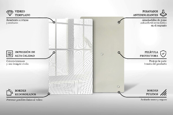Glashällskydd modern Modernt linjemönster