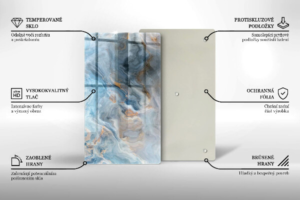 Glashällskydd modern Marmor textur