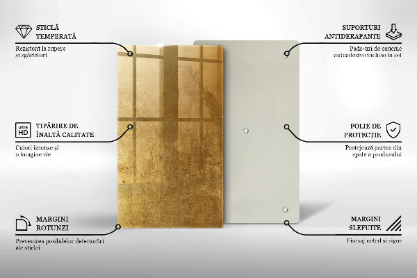 Glashällskydd modern Guld textur bakgrund