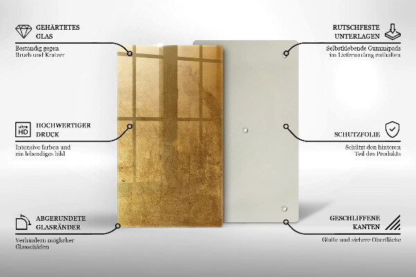 Glashällskydd modern Guld textur bakgrund