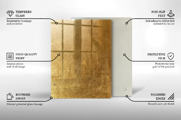 Glashällskydd modern Guld textur bakgrund