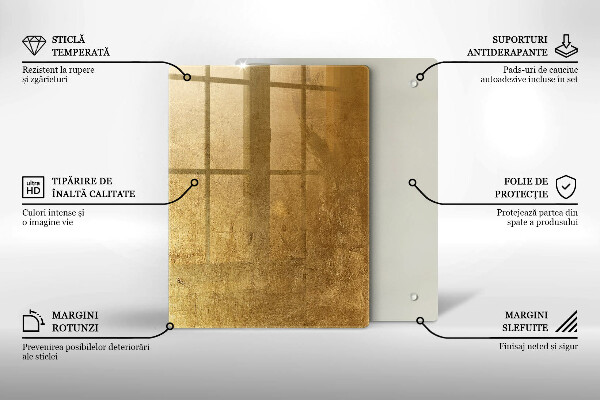 Glashällskydd modern Guld textur bakgrund
