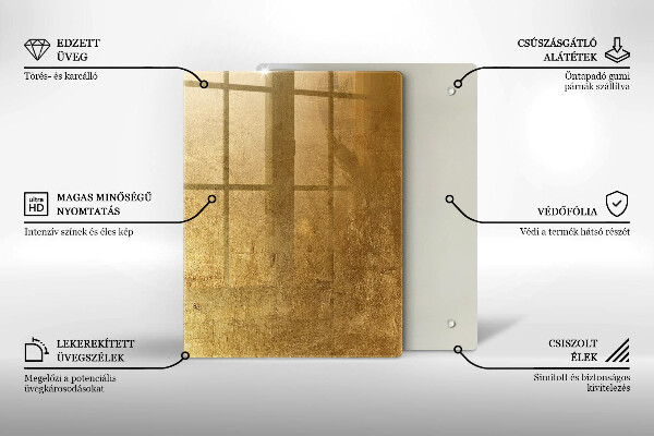 Glashällskydd modern Guld textur bakgrund