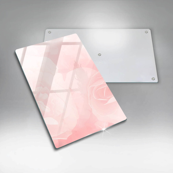 Glashällskydd modern Pastellrosor bakgrund