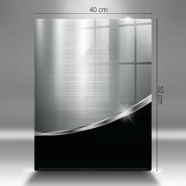 Glashällskydd modern Abstraktion med metall