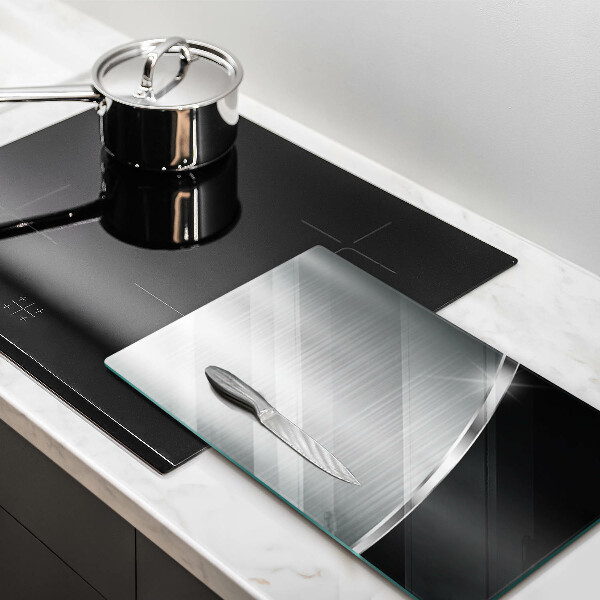 Glashällskydd modern Abstraktion med metall