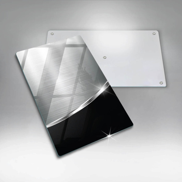 Glashällskydd modern Abstraktion med metall