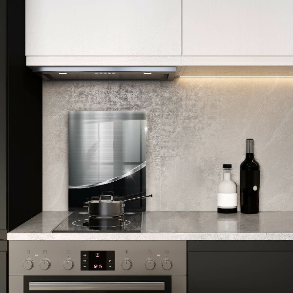 Glashällskydd modern Abstraktion med metall