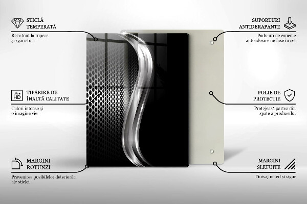 Glashällskydd modern Metallstruktur