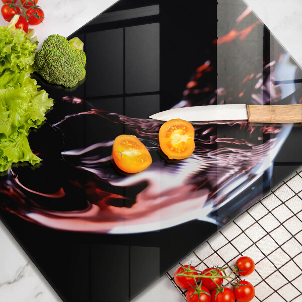 Spisskyddsplatta original Ett glas rött vin