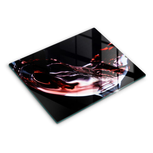 Spisskyddsplatta original Ett glas rött vin