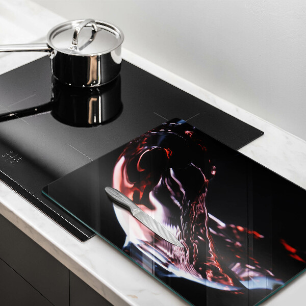 Spisskyddsplatta original Ett glas rött vin