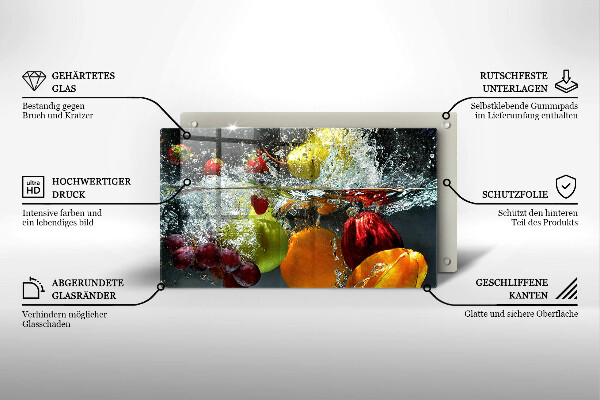 Spisskyddsplatta original Saftig frukt i vatten