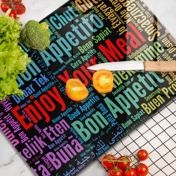 Spisskyddsplatta original God aptit undertexter språk