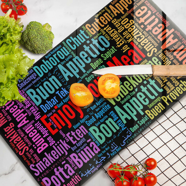 Spisskyddsplatta original God aptit undertexter språk