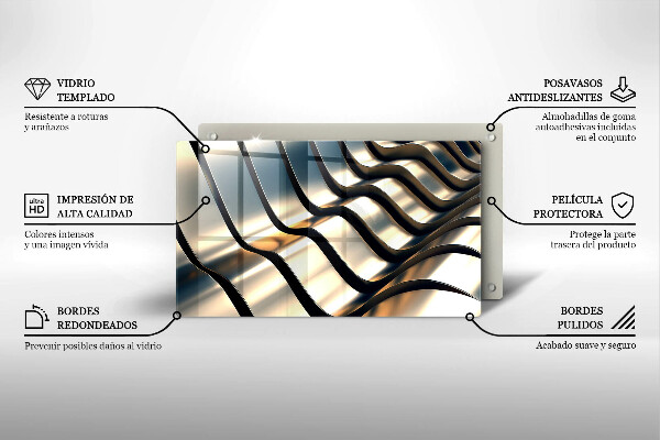 Spisskyddsplatta original 3d metallformer